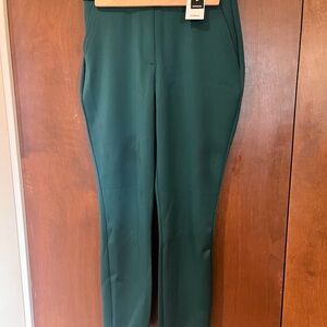 Express Women's Emerald Green Slim Dress Pants